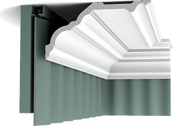 Профиль для штор Orac Décor C340 NOBLESSE пуротач 200,0 x 25,6 x 13,5