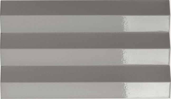 Плитка Mutina Rombini Triangle Glossy Large Gris 18,6X31,5