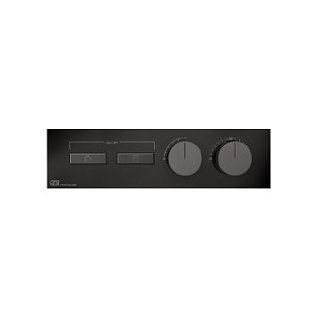 Gessi Hi-Fi Термостат для душа, с включением до 2 источников одновременно (внешняя часть), Black Metal PVD