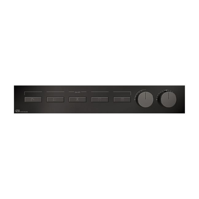 Gessi Hi-Fi Термостат для душа, с включением до 5 источников одновременно (внешняя часть), Black Metal PVD