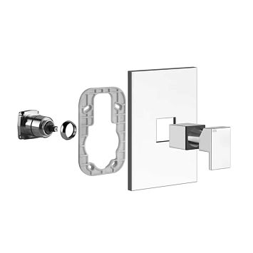Gessi Rettangolo Встраиваемый однорычажный смеситель(внешние части), хром