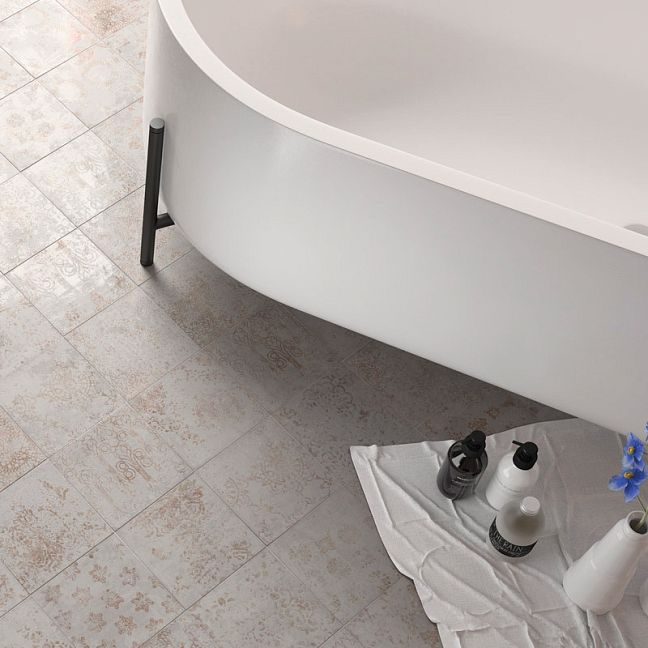 Керамическая плитка WOW Mistizaje Chateau Antique White Gloss 18,5x18,5