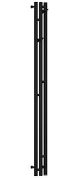 Полотенцесушитель электрический Сунержа Терция 3.0 1500х106 правый (Матовый чёрный) купить в Москве: интернет-магазин StudioArdo