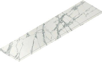 Italon Керамогранитная ступень Charme Deluxe Scalino Ang. SX Invisible 33х120 Cer