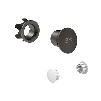 Gessi Gessi 316 Комплект заглушек для перелива и боковых отверстий, Black Metal Brushed PVD