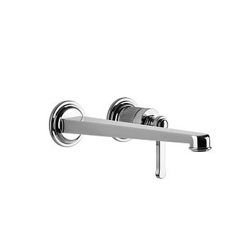 Gessi Venti20 Смеситель для раковины настенный, встраиваемый, однорычажный, излив 243 мм., внешняя часть, хром