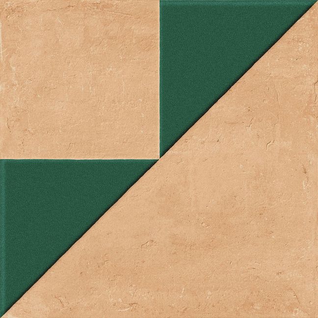 Harmony Керамическая плитка Kora Clay Décor Green 22,3x22,3