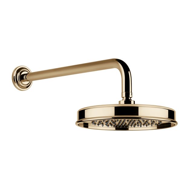 Gessi Venti20 Верхний душ 200 мм., с настенным держателем 389 мм., Warm Bronze PVD