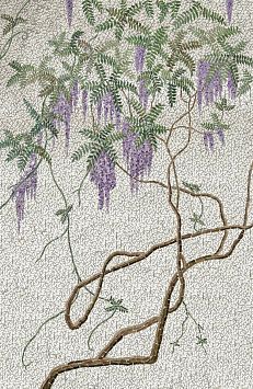 Панно ART NATURA "Глициния" 140x280 см