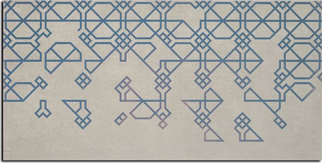 Керамогранит Petracers Sartoria Geometria A Blu Matt 50x100
