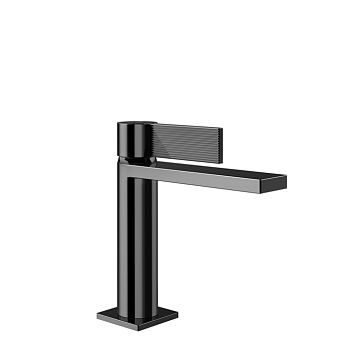 Gessi Inverso Rigato Смеситель для раковины без донного клапана, соединительными шлангами Black Metal PVD