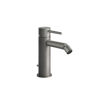 Gessi 316 Смеситель для биде на 1 отверстие с донным клапаном, излив 118мм, steel brushed
