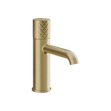 Gessi Habito Intreccio Смеситель для раковины, без донного клапана, Brass Brushed PVD