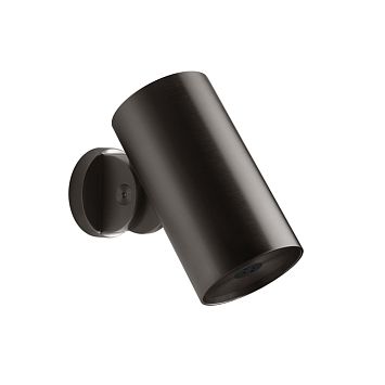 Gessi 316 Flessa Верхний душ 79 мм., с настенным креплением, распыление, Black Metal Brushed PVD