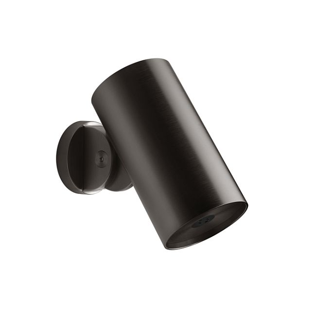 Gessi 316 Flessa Верхний душ 79 мм., с настенным креплением, распыление, Black Metal Brushed PVD