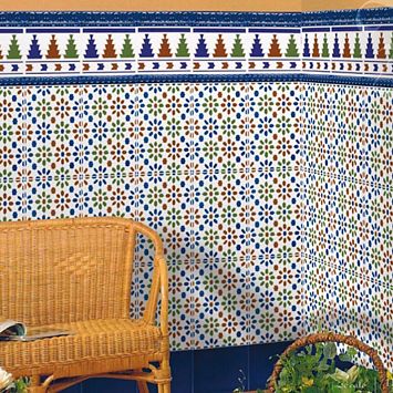 Керамическая плитка Ceramica Ribesalbes Zocalo Cordoba 20x30