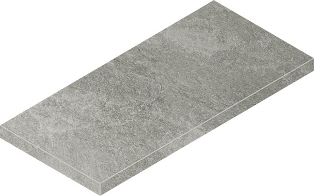 Italon Керамогранитная ступень Climb Scalino Ang. SX Rock 33x60 Nat