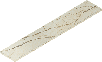 Italon Керамогранитная ступень Charme Deluxe Scalino Ang. SX River 33х160 Nat