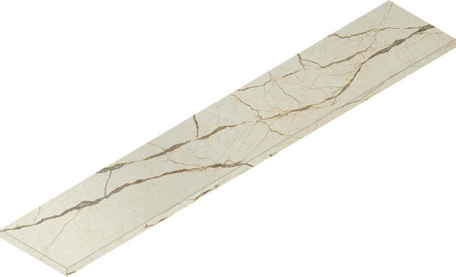 Italon Керамогранитная ступень Charme Deluxe Scalino Ang. SX River 33х160 Nat