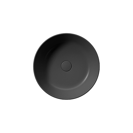 Раковина GSI Kube X Ø45 черный матовый (942726)