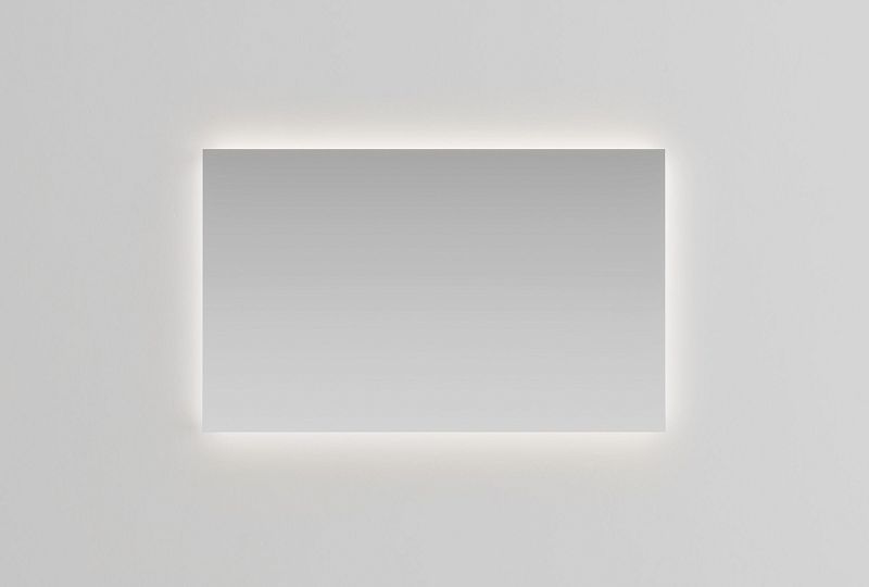 Arbi Зеркало 130х74см в алюминиевом профиле со светодиодной подсветкой по периметру, без выключателя купить в Москве: интернет-магазин StudioArdo