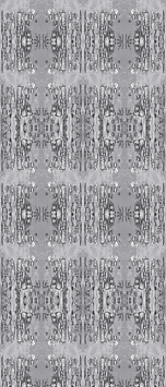 Стеклянная плитка Sicis Vetrite Sight Hanoi 02 B&W 120x280 см