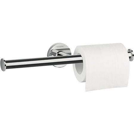 Двойной держатель для туалетной бумаги Hansgrohe Logis UA подвесной, цвет: хром