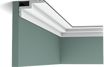 Потолочный карниз Orac Décor C390 STEPS пуротач 200,0 x 10,0 x 6,0