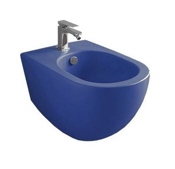 Биде подвесное ArtCeram синее + крепления FLB001 16 00