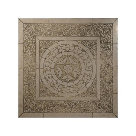 Мраморная плитка Akros Decorative Art Cattedrale M1020 Botticino 40x40