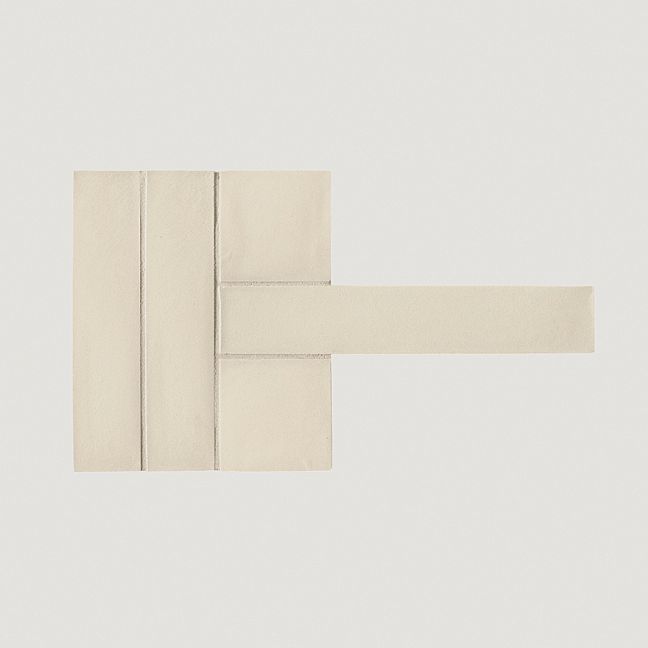 Mutina Керамогранит Weaving Si Fang White 35,7x20,3 Matt