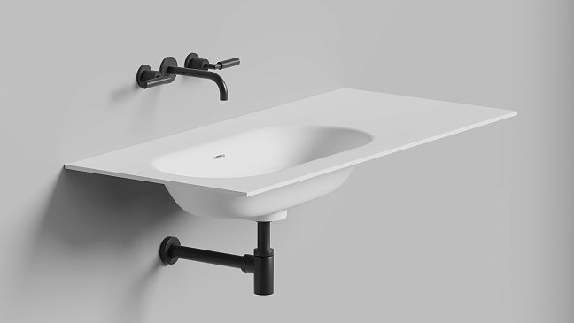 Раковина столешница Onda FLOW OVAL 72