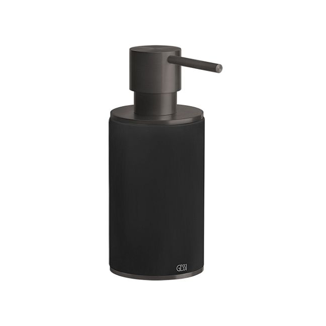Gessi 316 Дозатор для жидкого мыла настольный, черный/brushed black metal pvd
