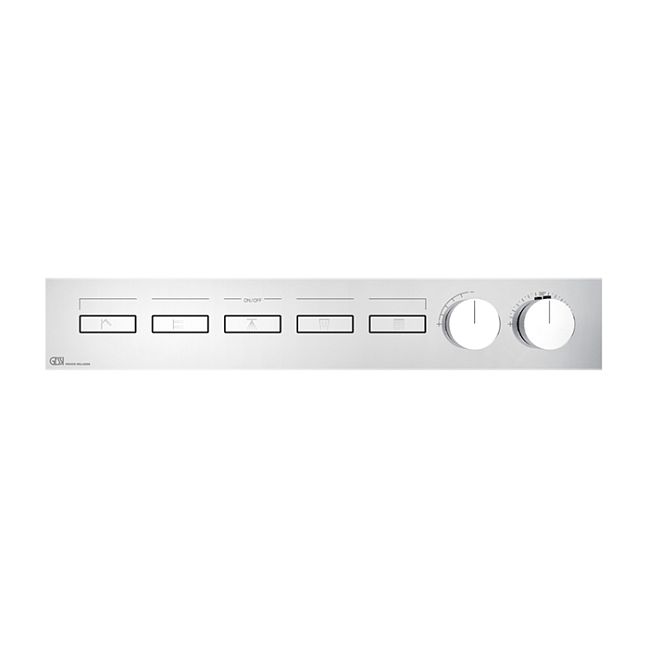 Gessi Hi-Fi Термостат для душа, с включением до 5 источников одновременно (внешняя часть), хром
