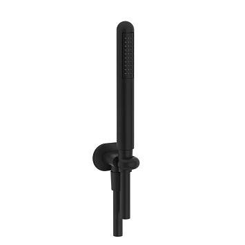 Gessi Goccia Душевой комплект: вывод воды на 1/2, держатель и ручной душ, черный