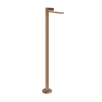 Gessi Inverso Rigato Внешняя часть напольного смесителя для раковины, Copper Brushed PVD
