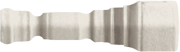 Вставка Ceramiche Grazia Epoque Angolo Terminal Pitti Bianco Craquele 2x12