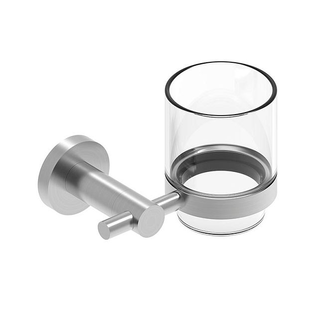 Nemo NM-01021BN Стакан настенный, BRUSH NICKEL