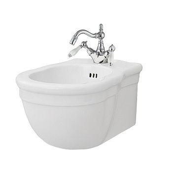 Биде подвесное ArtCeram белое, + крепления, только 1 отверстие под смеситель  HEB003 01 00