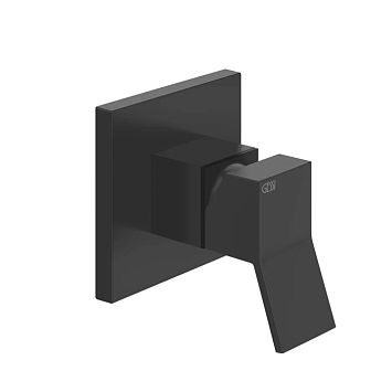 Gessi Rettangolo K Встраиваемый однорычажный смеситель без излива(внешние части), черный