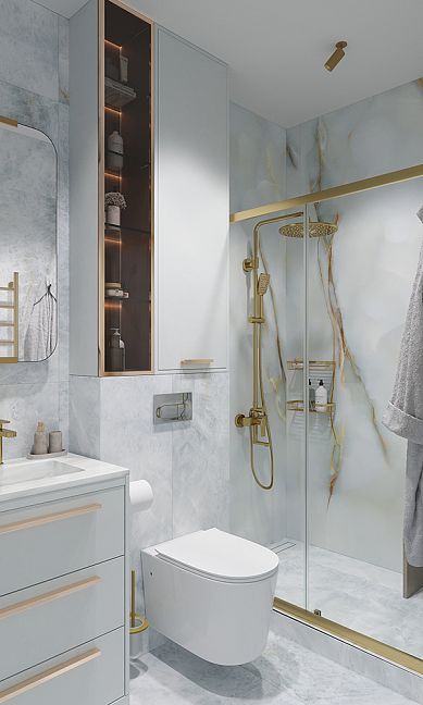 Керамогранит Emil Ceramica Tele di Marmo Precious Crystal Azure Silktech Rett 60x120cm; 9,5mm