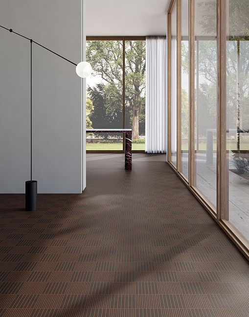 Керамогранит Mutina Fringe Thin Anthracite 12,3x12,3