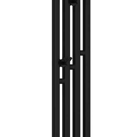 Полотенцесушитель электрический Сунержа Кантата 3.0 1200х159 правый (Матовый чёрный)