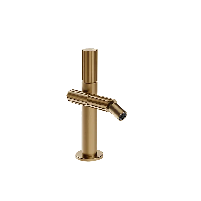 Gessi Incastri Смеситель для биде, с донным клапаном, цвет 726 Warm Bronze Brushed PVD