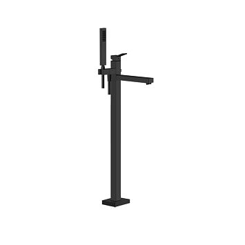 Gessi Rettangolo Напольный смеситель для ванны с ручным душем (внешние части), Black XL