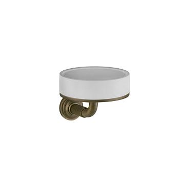 Gessi Venti20 Мыльница подвесная, белый, фурнитура Antique Brass