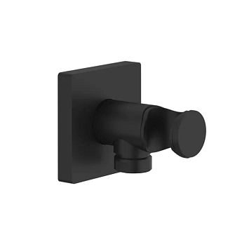 Gessi Rilievo Вывод воды с держателем для душевой лейки на 1/2, nero XL