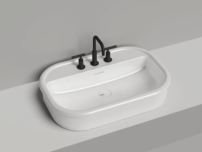Salini Opera Раковина накладная S-Sense 75x16x50 белая