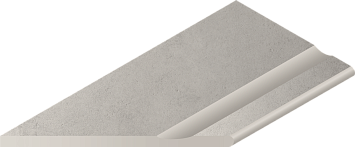 Italon Керамогранитный бортик Millennium X2 Bordo Svasato Round SX Silver 30x60 Nat