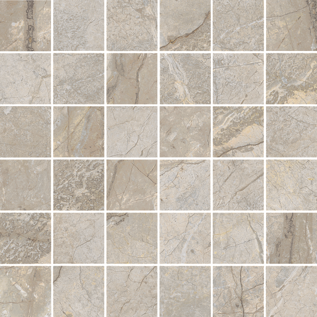 Italon Керамогранитная мозаика Stellaris Elegant Silver 30x30x0,9 Матовая
